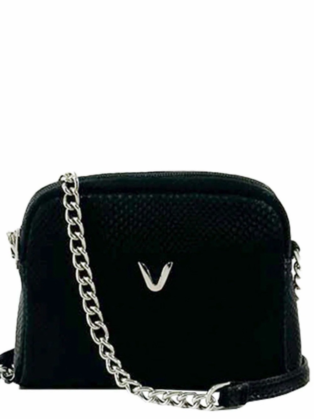 Vintro Black Crossbody Bag With Chain Strap